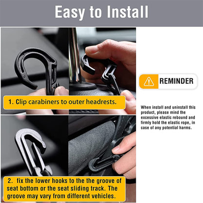 FALCALE Pet Barrier Dog Car Net Barrier with Auto Safety Mesh Organizer Baby Stretchable Storage Bag Universal for Cars, SUV, Truck -Easy Install,Safer to Drive with Children and Pets